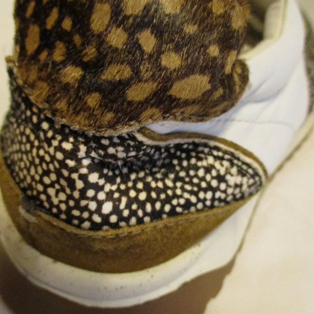 Madewell Shoes Woman Size 10 Black Cream Brown White Outdoors Walking Shoes
